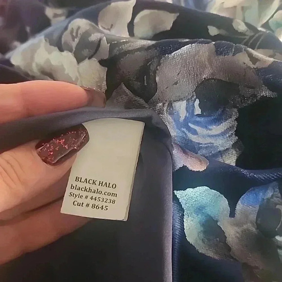 BLACK HALO WOMEN'S LAKE MINI DRESS SIZE 12 - Picture 4 of 5